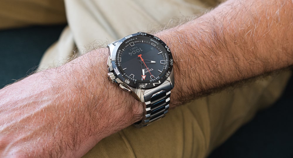 Tissot T-Touch Connect solar titan na pánské ruce